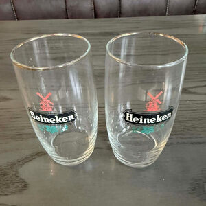 Heineken Clear Glass Drinkware Set of 2